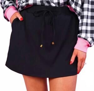 NEW JESS LEA happy hour skort in black
